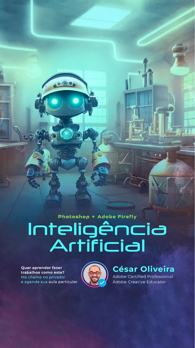 Inteligência artificial · Aulas. Comunicação visual para aulas e formação.