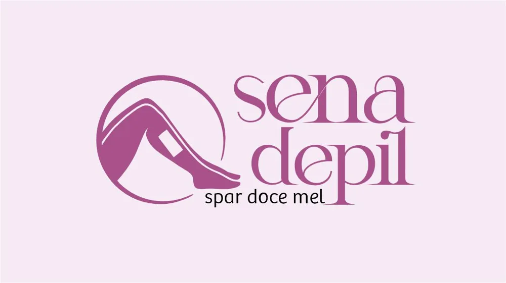 Sena Depil · Marca. Marca e aplicações de identidade visual.