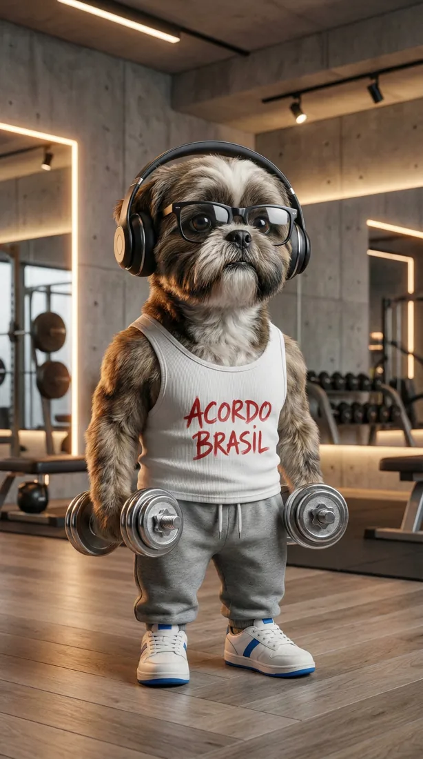 Personalidade que aparece. Mascote e ambientação.