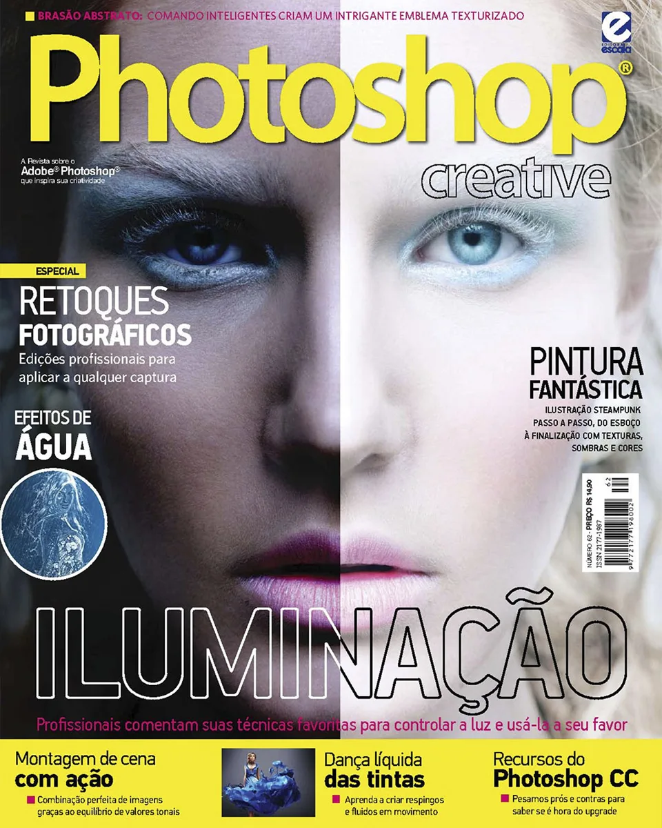 Photoshop Creative · Capa da edição. Acervo de publicações em revistas.